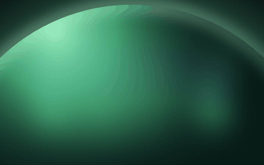 Aurora Reach: green curtains of light over a planet's shoulder.